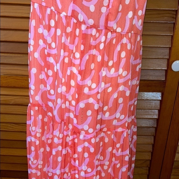 NWT Jade Melodytam Coral Patterned Maxi Dress Size XS - Picture 9 of 15